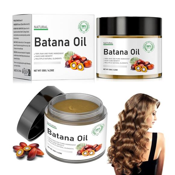 2-Pack Raw Batana Oil 100% Natural Hair Growth Treatment Sealed Box Wear NWT - Picture 2 of 8